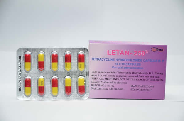 Letan 250 capsules's image
